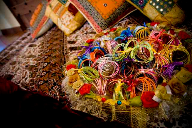 The colors are rarely seen in Indian wedding and I must say that everything