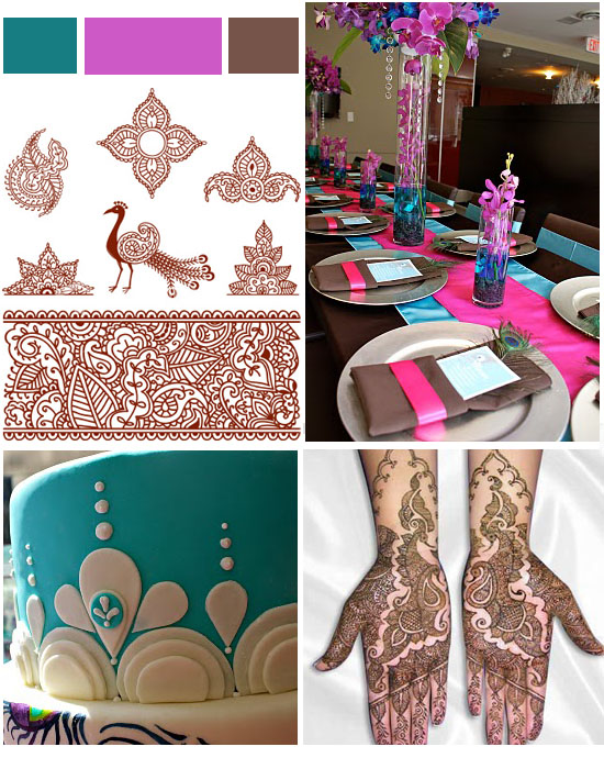 peacock wedding themes