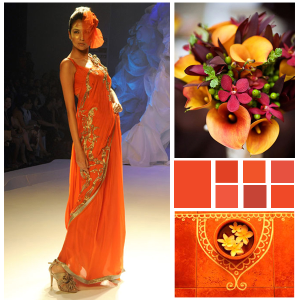 Will Tangerine Tango be the hot Indian Wedding Color this year